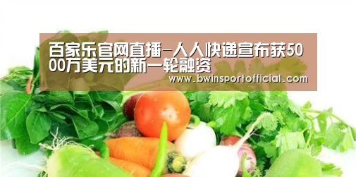 百家乐官网直播-人人快递宣布获5000万美元的新一轮融资(图2) 澳门百家乐网站
